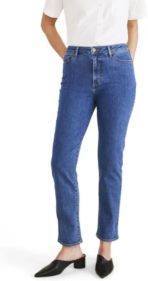 Dockers Women's Slim Fit High Rise Jean Cut Pants
