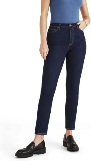Dockers Women's Slim Fit High Rise Jean Cut Pants
