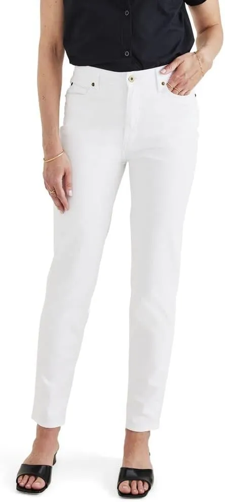 Dockers Women's Slim Fit High Rise Jean Cut Pants