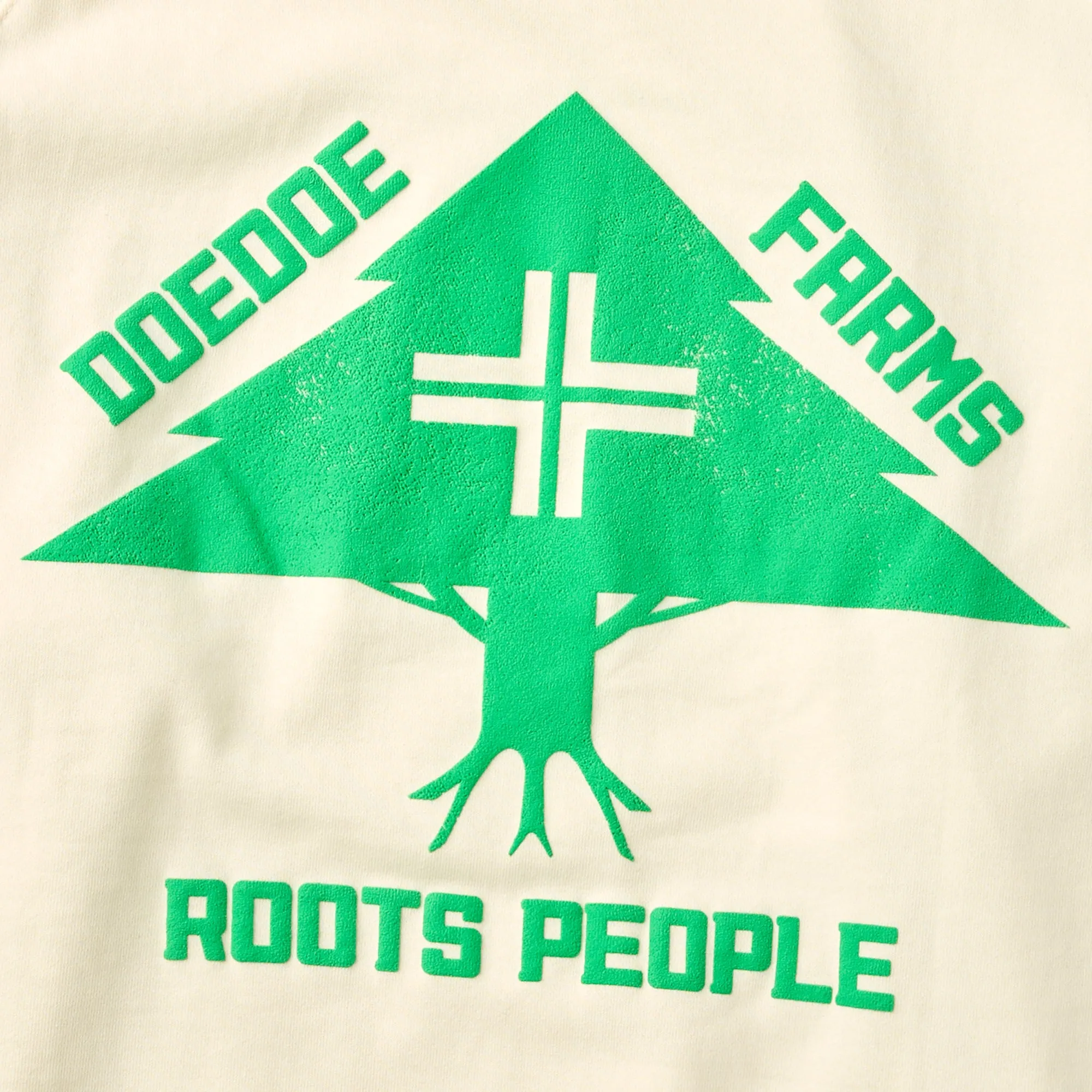 DOEDOE FARMS X LRG EAT WHAT YOU GROW HOODIE - OFF WHITE