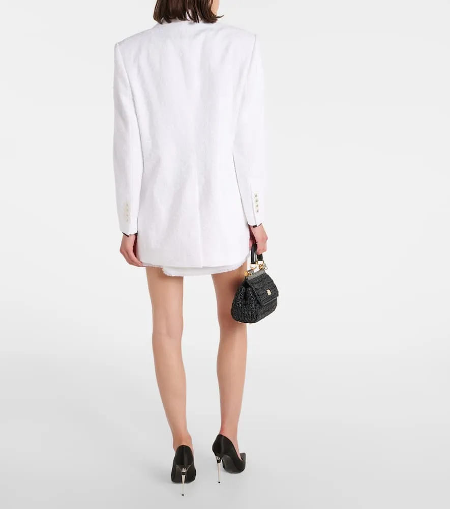 Dolce&Gabbana Cotton-blend tweed blazer