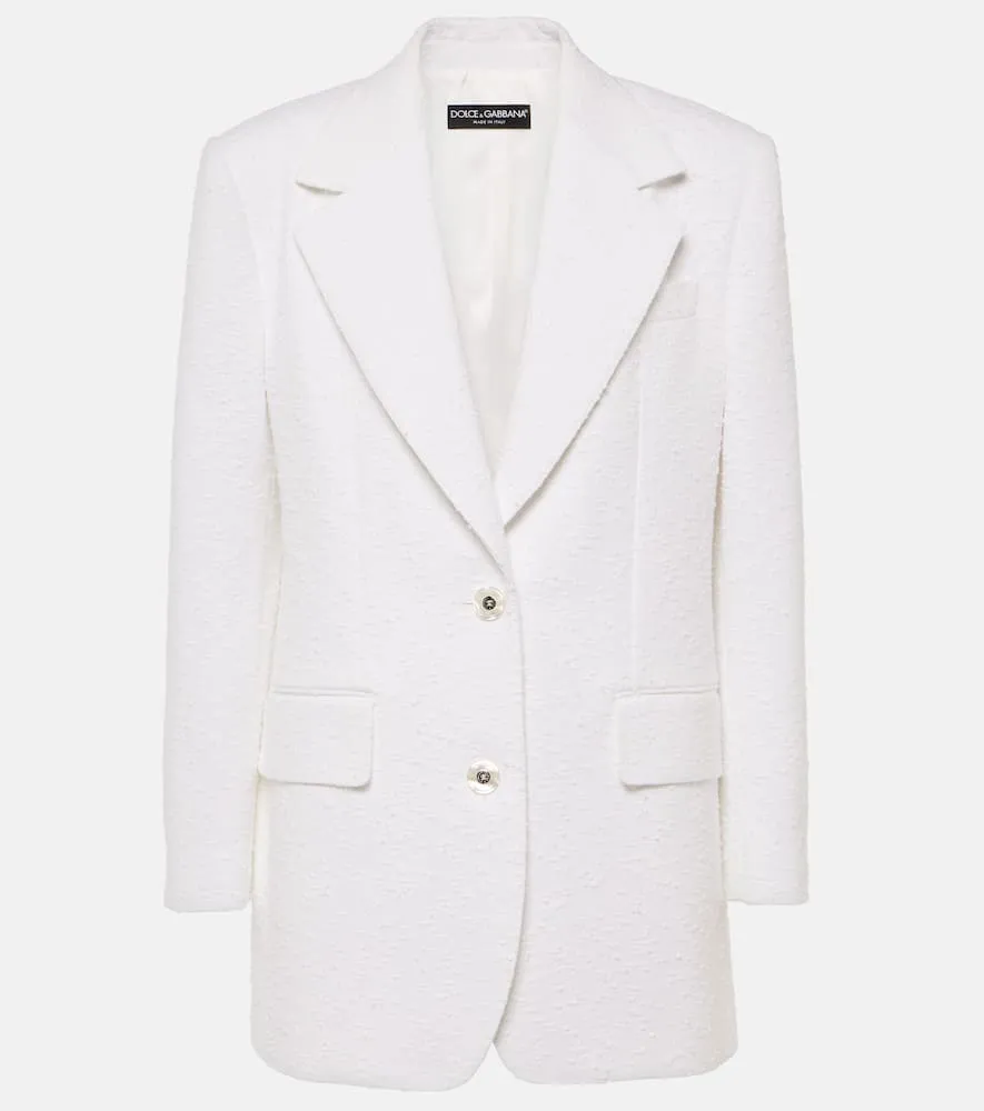 Dolce&Gabbana Cotton-blend tweed blazer