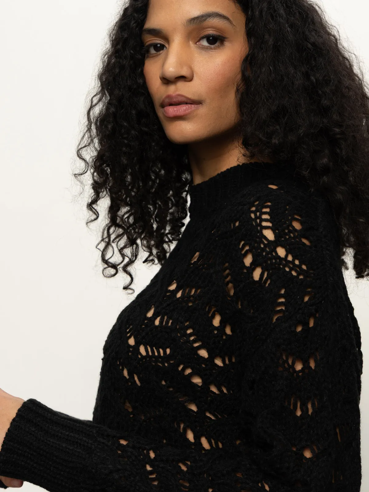 Casual Button-Down Boheme Popover Black