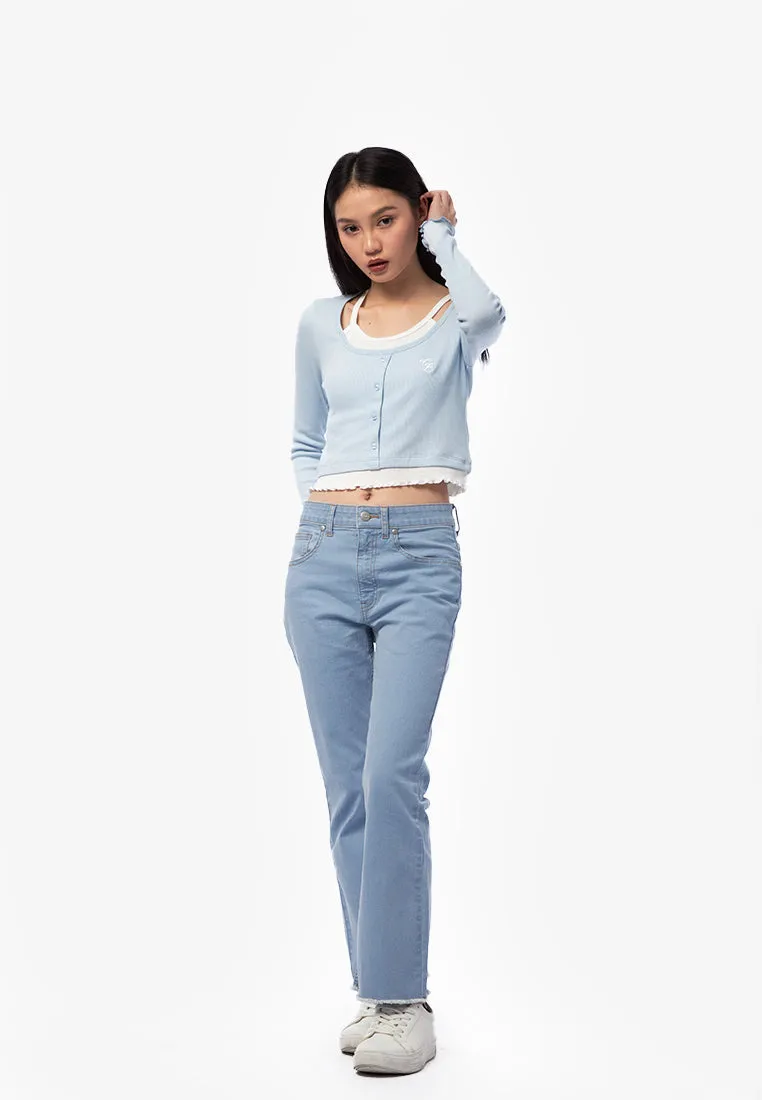 Double Layered Long Sleeve Top