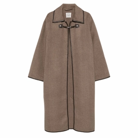Double Clasp Coat Seamless Street Fit Reversible Style