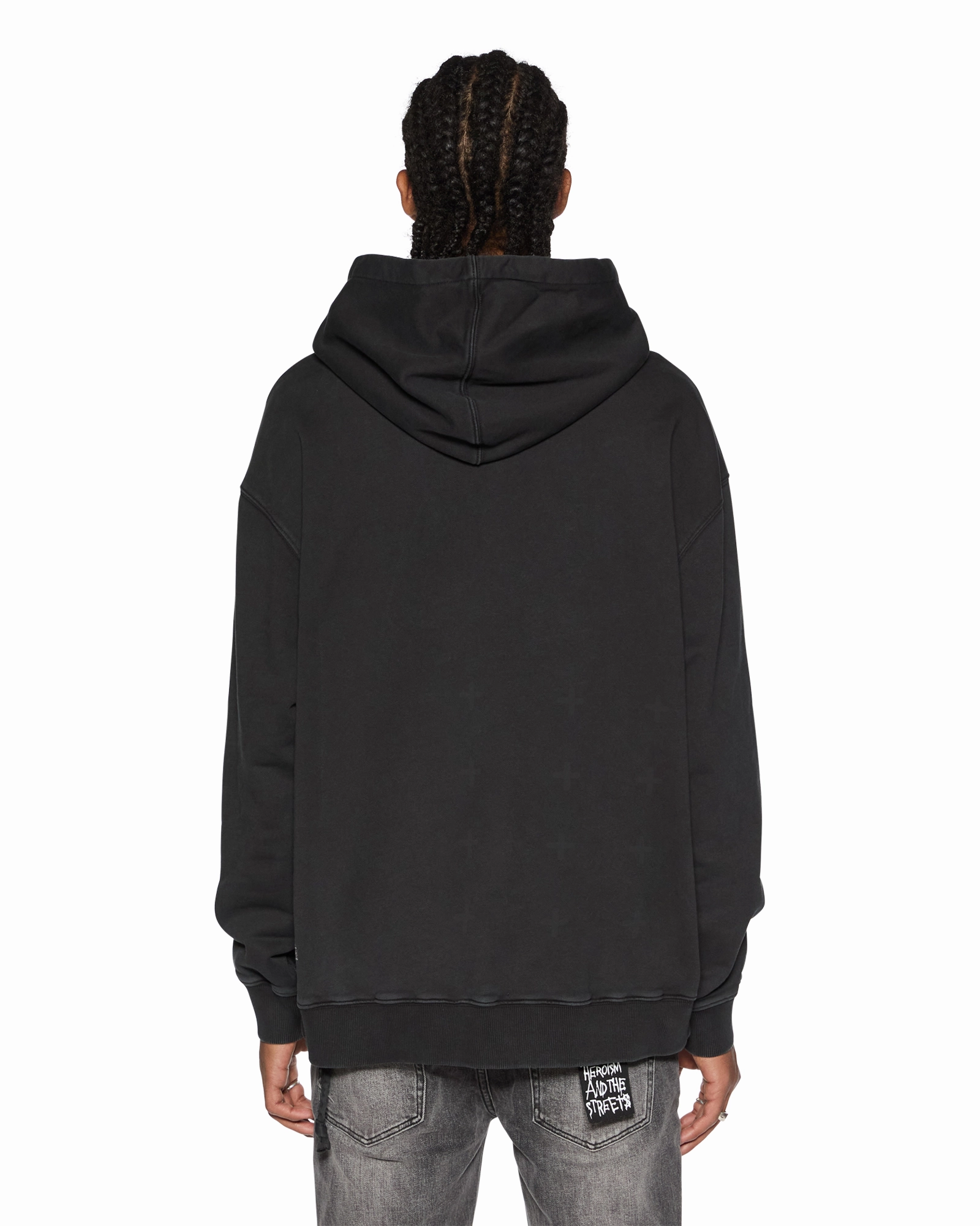 ELECTRIC BIGGIE HOODIE OLD BLACK LightweightMaterial DoubleLayeredFabric