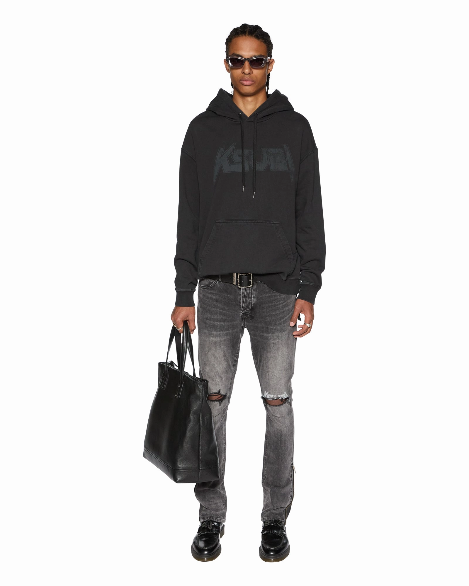 ELECTRIC BIGGIE HOODIE OLD BLACK Relaxed Fit Shirt Comfy Fit