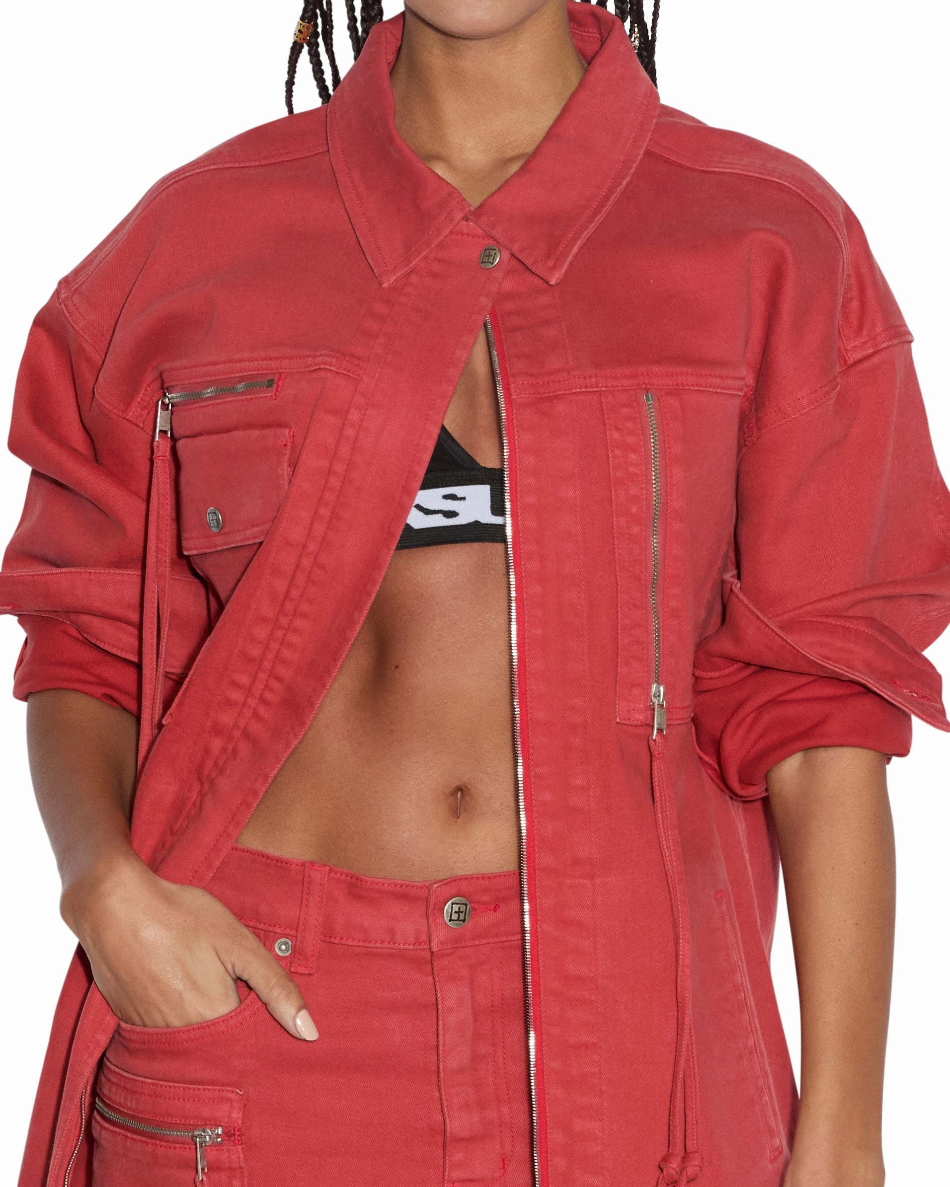 DOWNTOWN JACKET BIKER ROASTED Hardware UltraThinLayer
