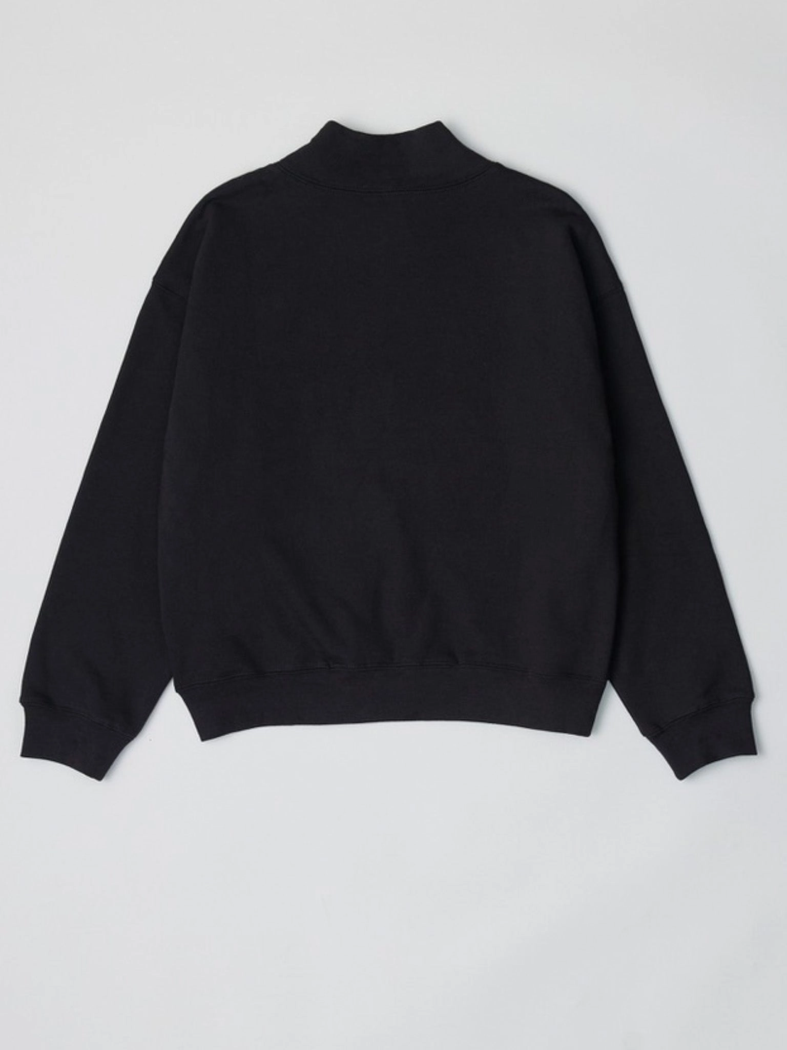 Cheryl Mock Neck Sweater Black Natural Feel HighElasticity Fabric