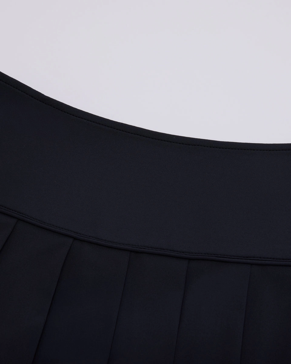 Smart Fit Fair Liar Performance Pleated Skirt - Black