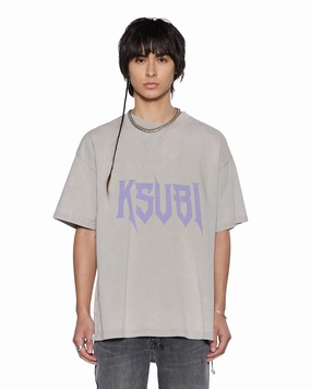 Long sleeved warmth Skin Friendly Lining BLASTED EKCESS SS TEE SMOKE GREY