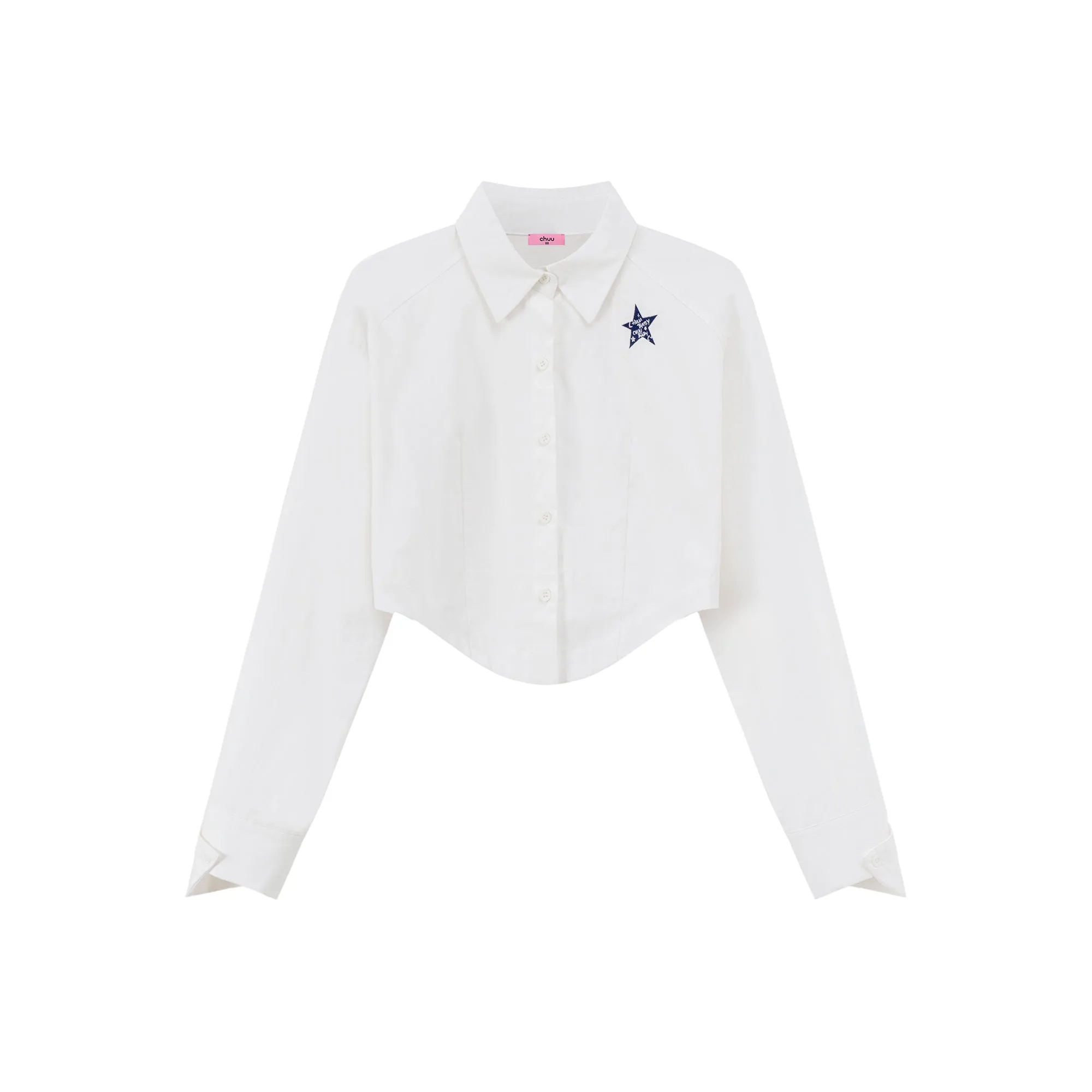 Drivers License Colored Cropped Shirt