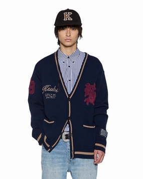 PLAYOFF CARDIGAN NAVY Cozy Fit