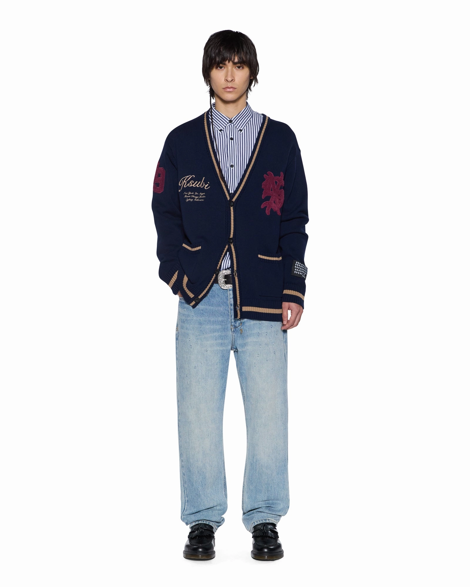 Snag Free Fabric DurableStitching PLAYOFF CARDIGAN NAVY