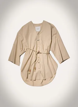 UPF Protection Nani - Light Poplin Top - Beige