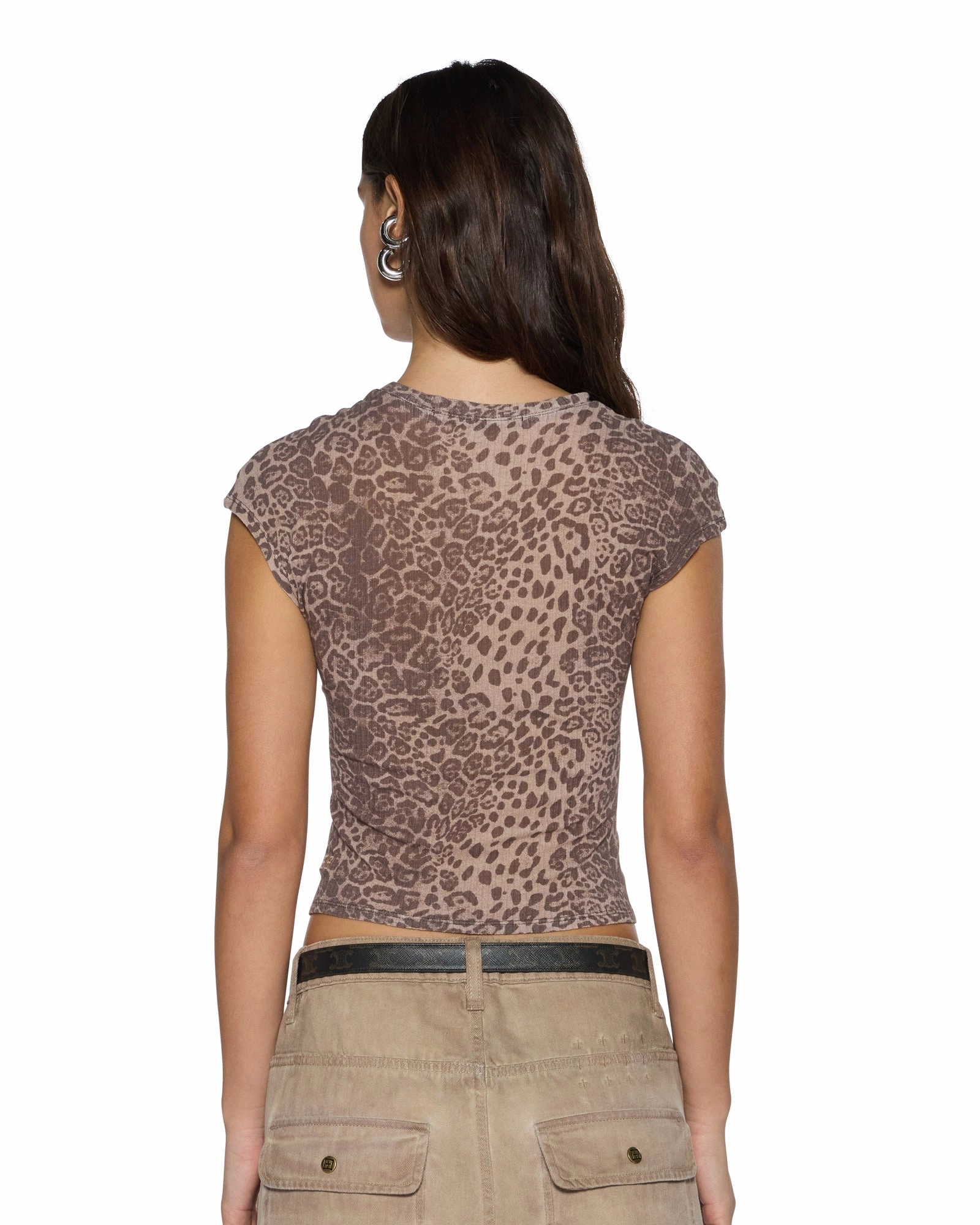 STAPLE SS TEE LEOPARD Odor Control Finish