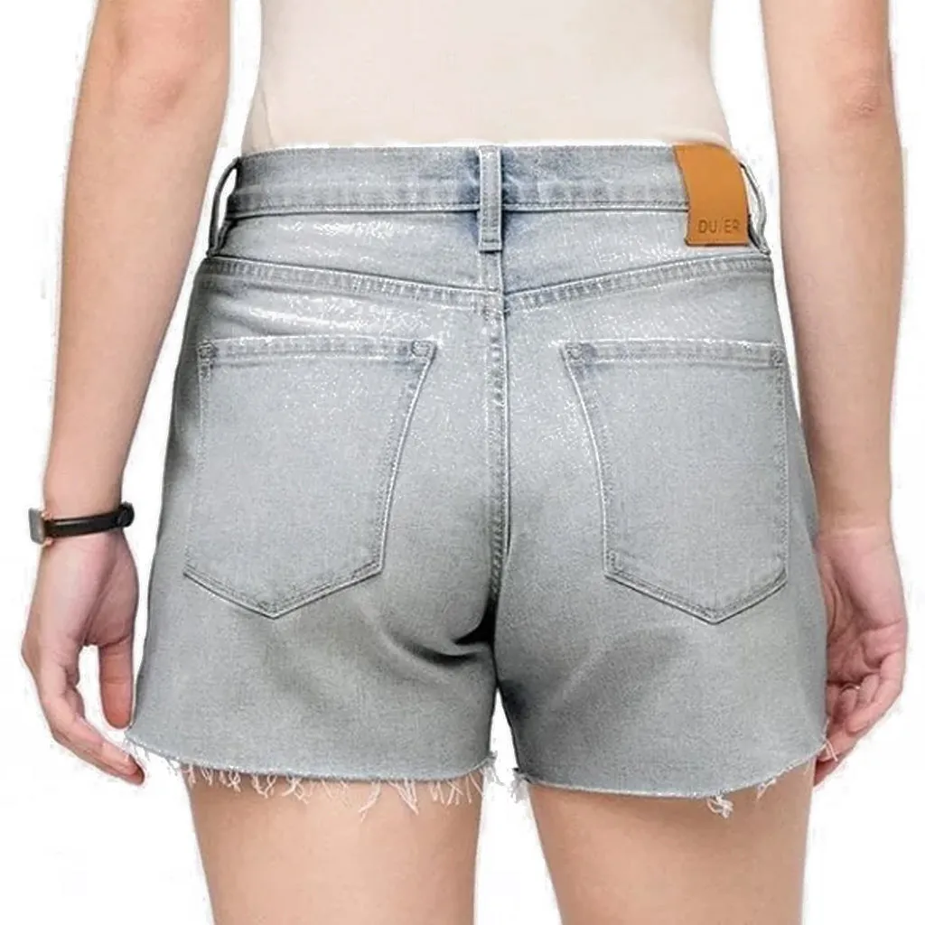 Duer Midweight Denim High Rise Short