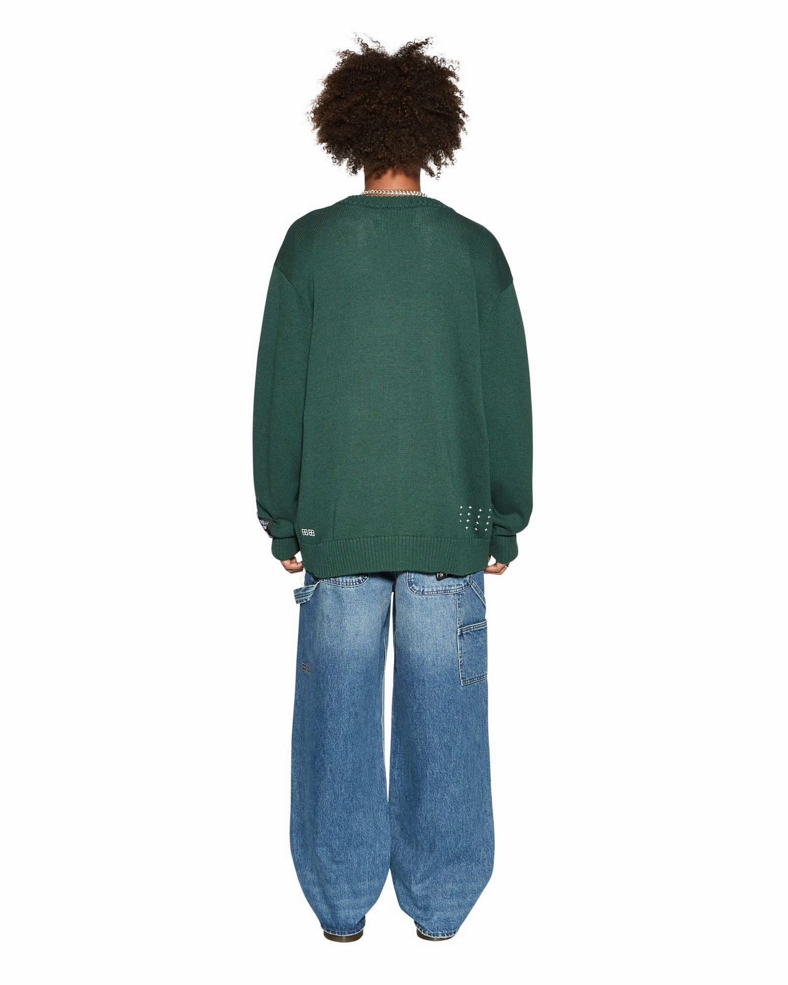 DUG OUT KNIT CARDIGAN MILITARY Bold Patterns WrinkleResistantWeave