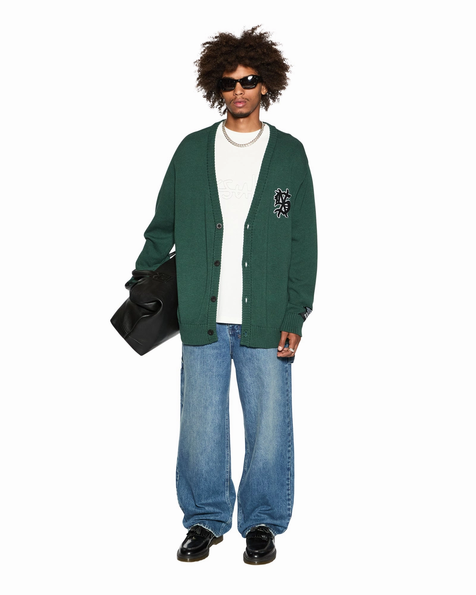 DUG OUT KNIT CARDIGAN MILITARY MeshVentilation Snag Free Fabric