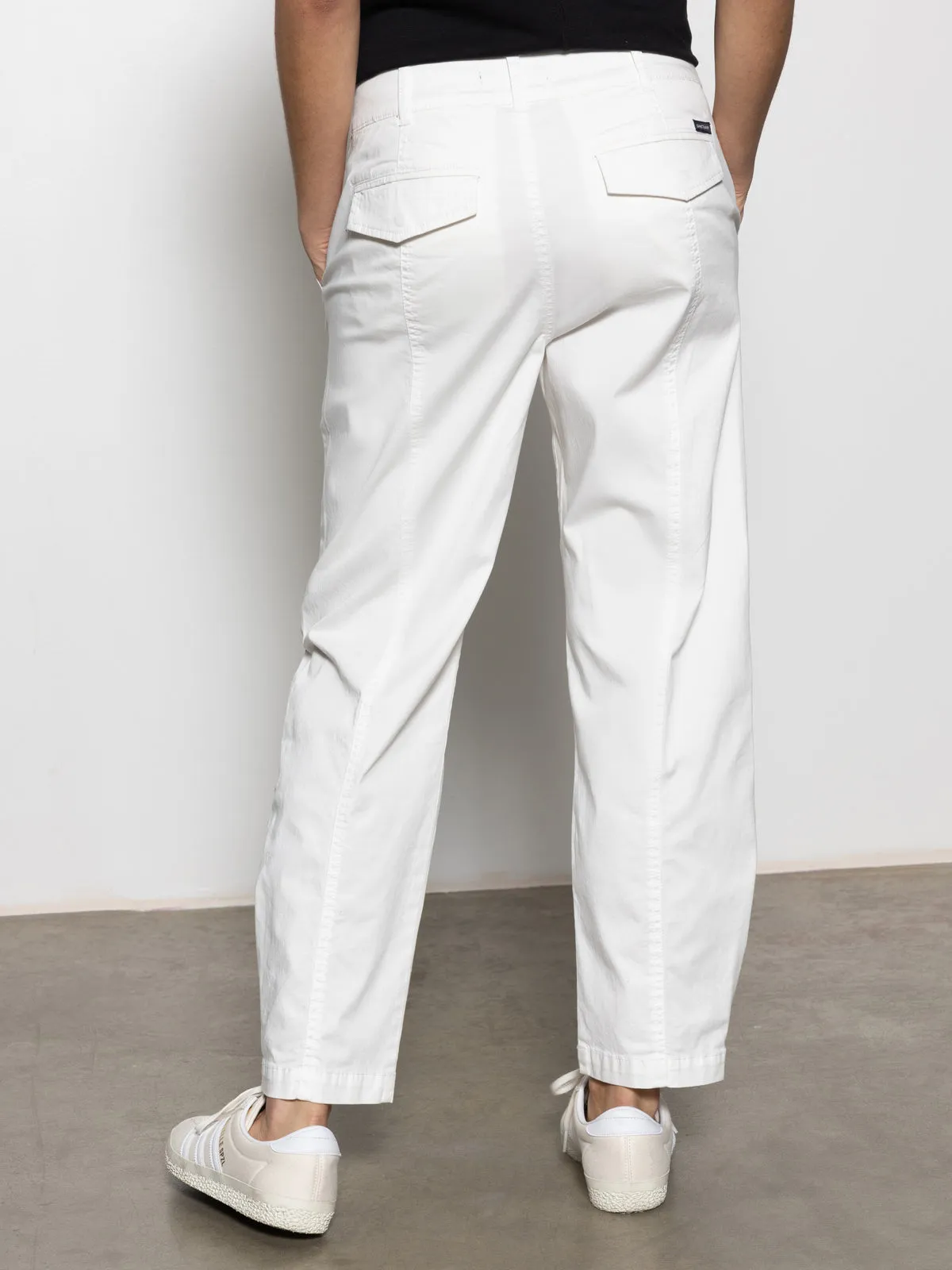 MoistureWickingFabric Reflective Trim Options Sahara Tapered Standard Rise Pant Chalk