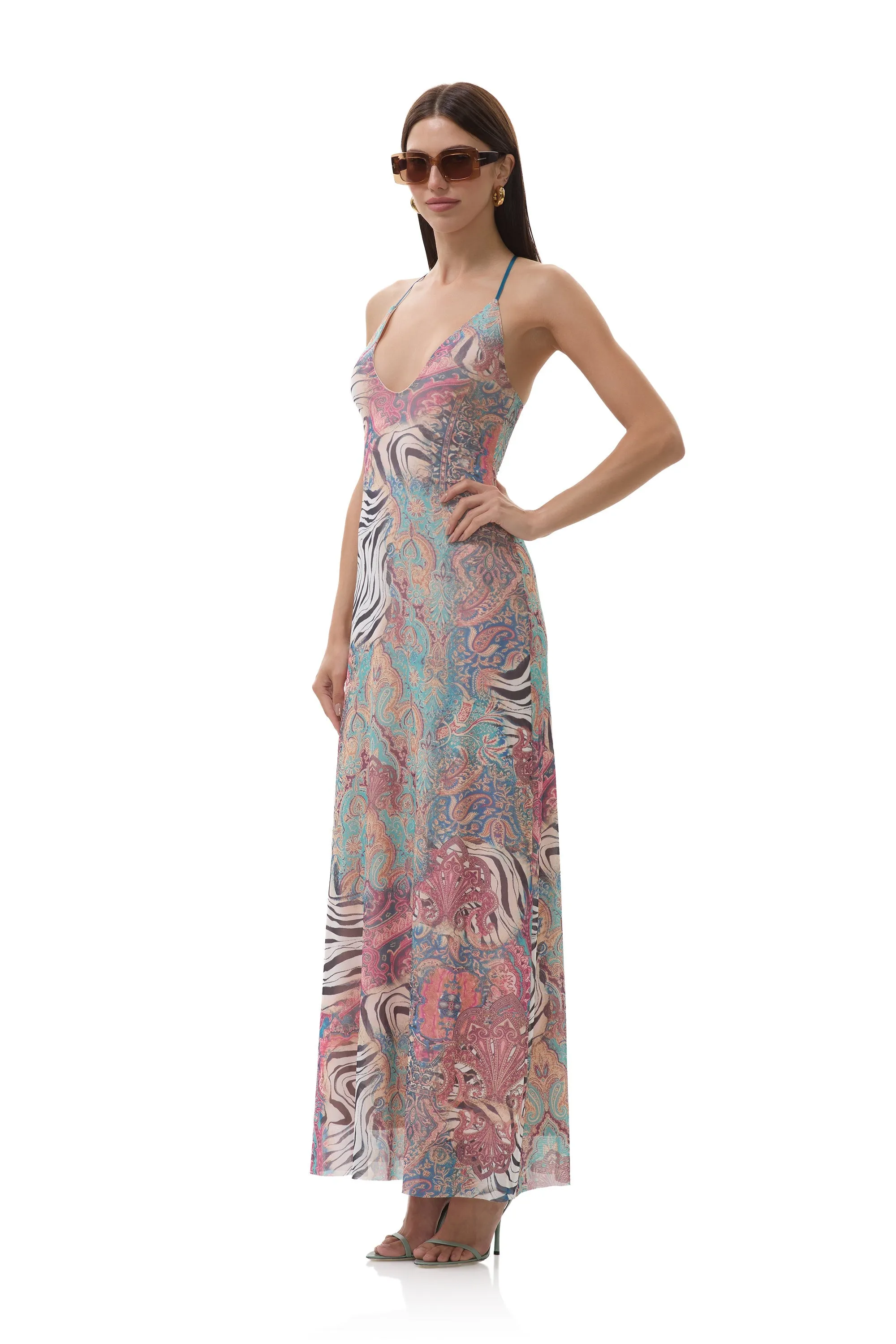 Romy Dress - Gilded Paisley Everyday Look Comfy and Chic