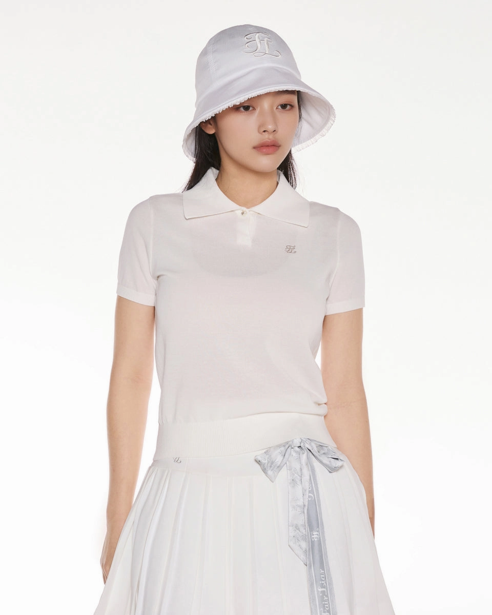 Pearl point short sleeve knit - White Reflective Trim Details Layered Ventilation Zones