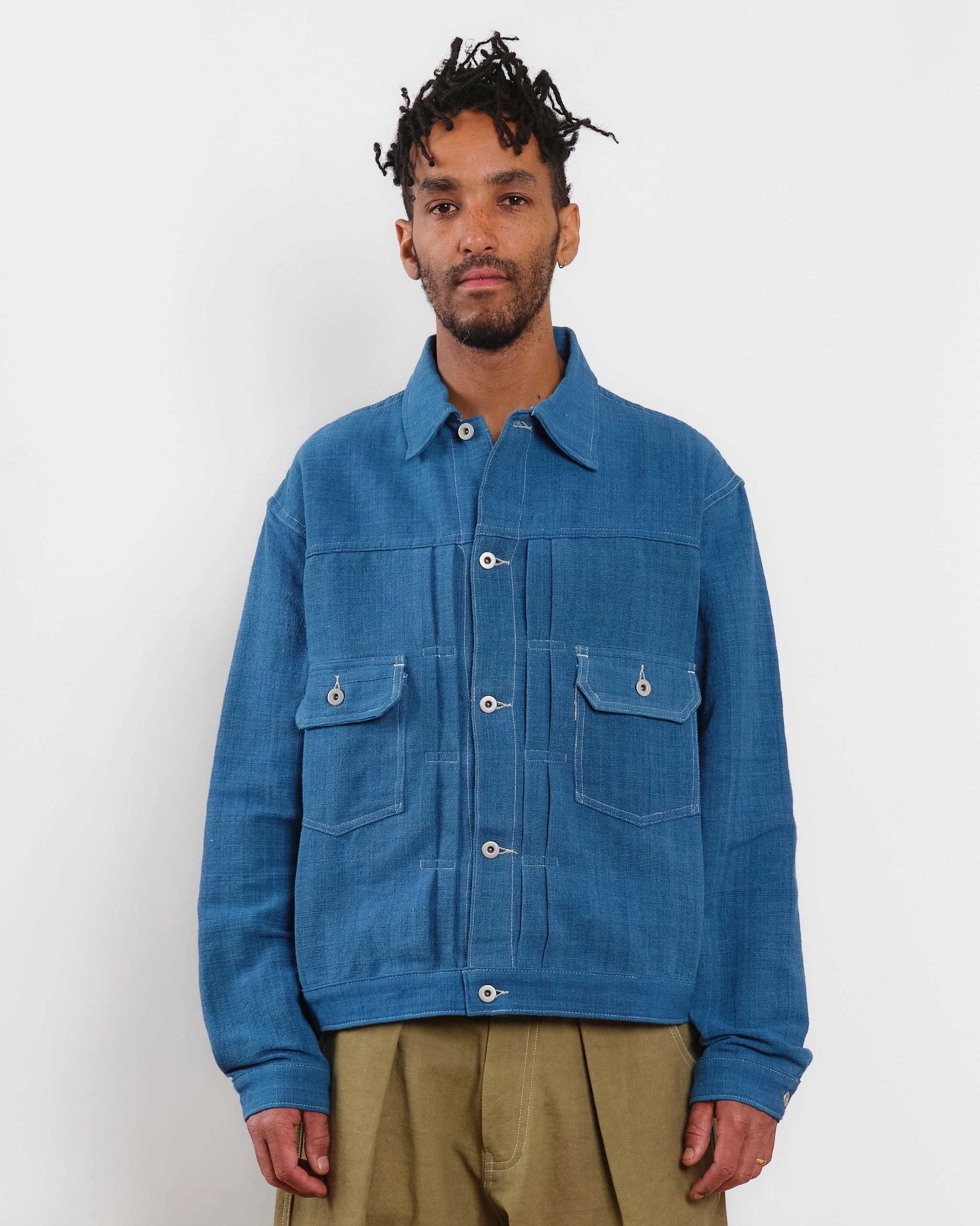 Tuesday Jacket - Indigo Handloom Date Night Casual Friday