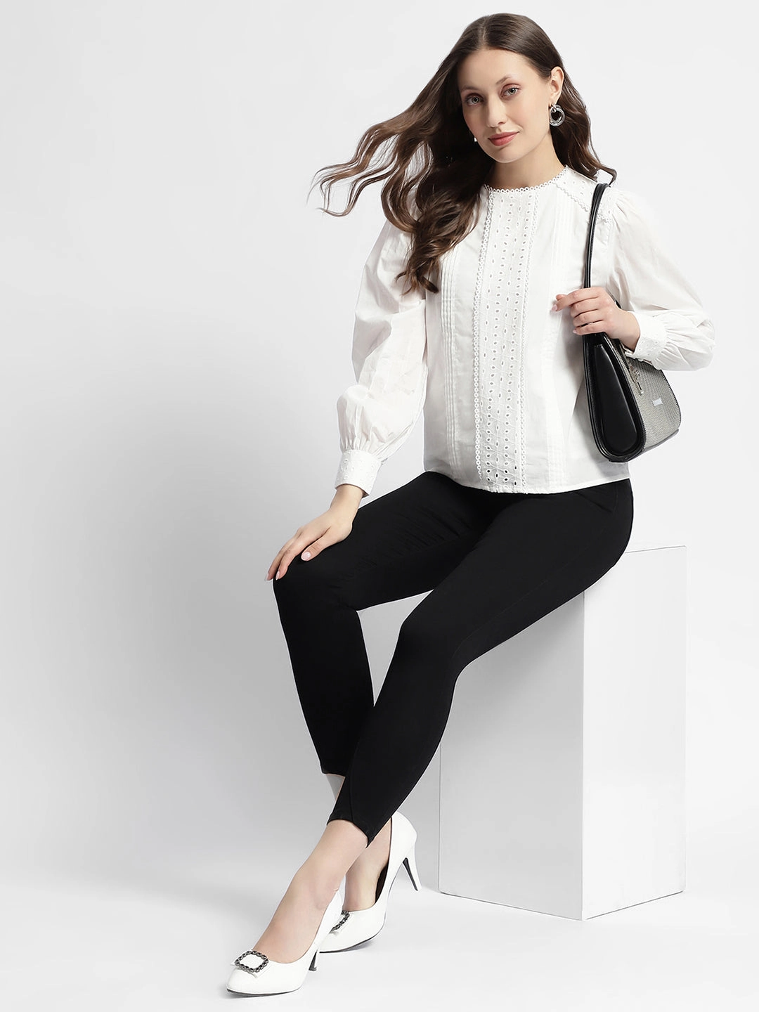 All Round Fit Madame Black Mid Rise Skinny Fit Denim Jeans