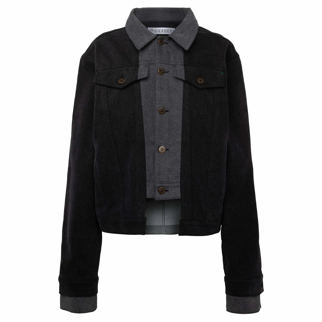 Layered Denim Jacket Aramid Fiber Blend