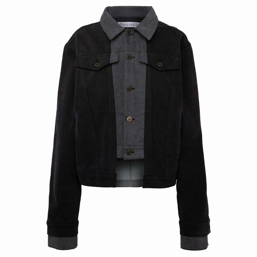 QuickDryMaterial Anti Static Weave Layered Denim Jacket