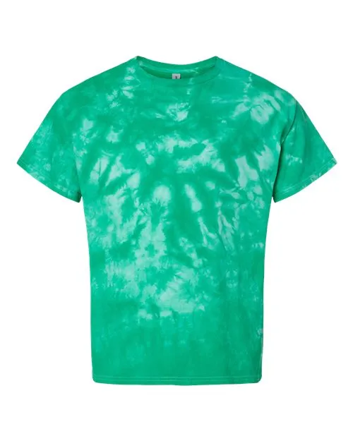 Dyenomite Men's Crystal Tie-Dyed T-Shirt