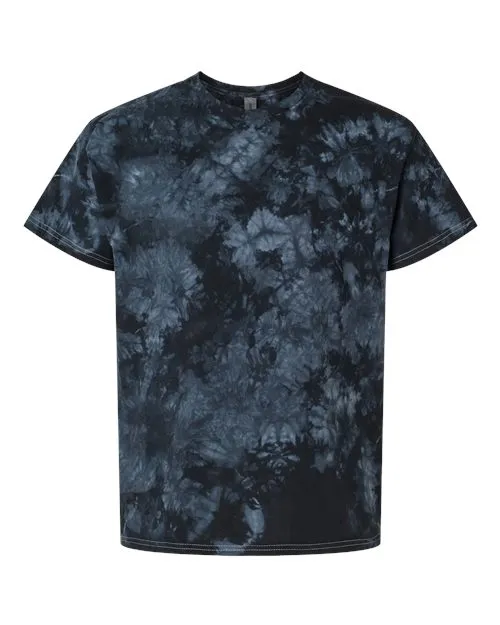 Dyenomite Men's Crystal Tie-Dyed T-Shirt