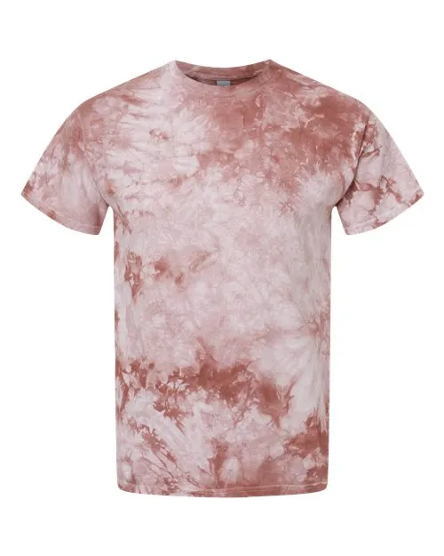 Dyenomite Men's Crystal Tie-Dyed T-Shirt
