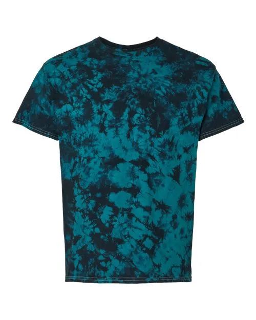 Dyenomite Men's Crystal Tie-Dyed T-Shirt