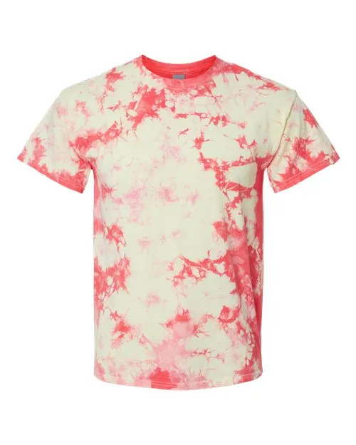 Dyenomite Men's Crystal Tie-Dyed T-Shirt