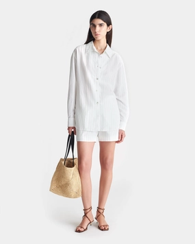 Stain Repellent Coating Dylla - Tailored Shorts - White