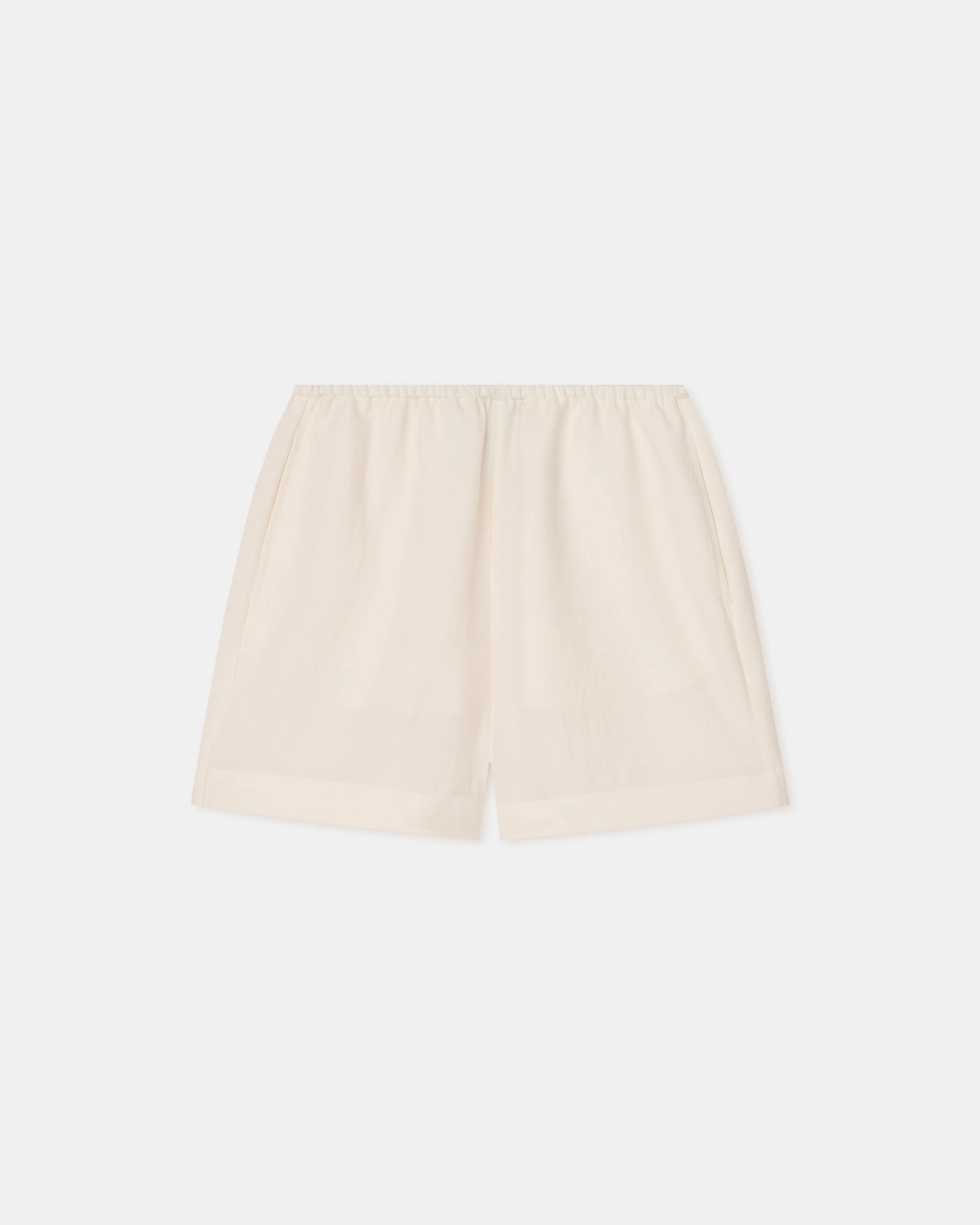 Dylla - Tech Linen Shorts - Creme Full Comfort