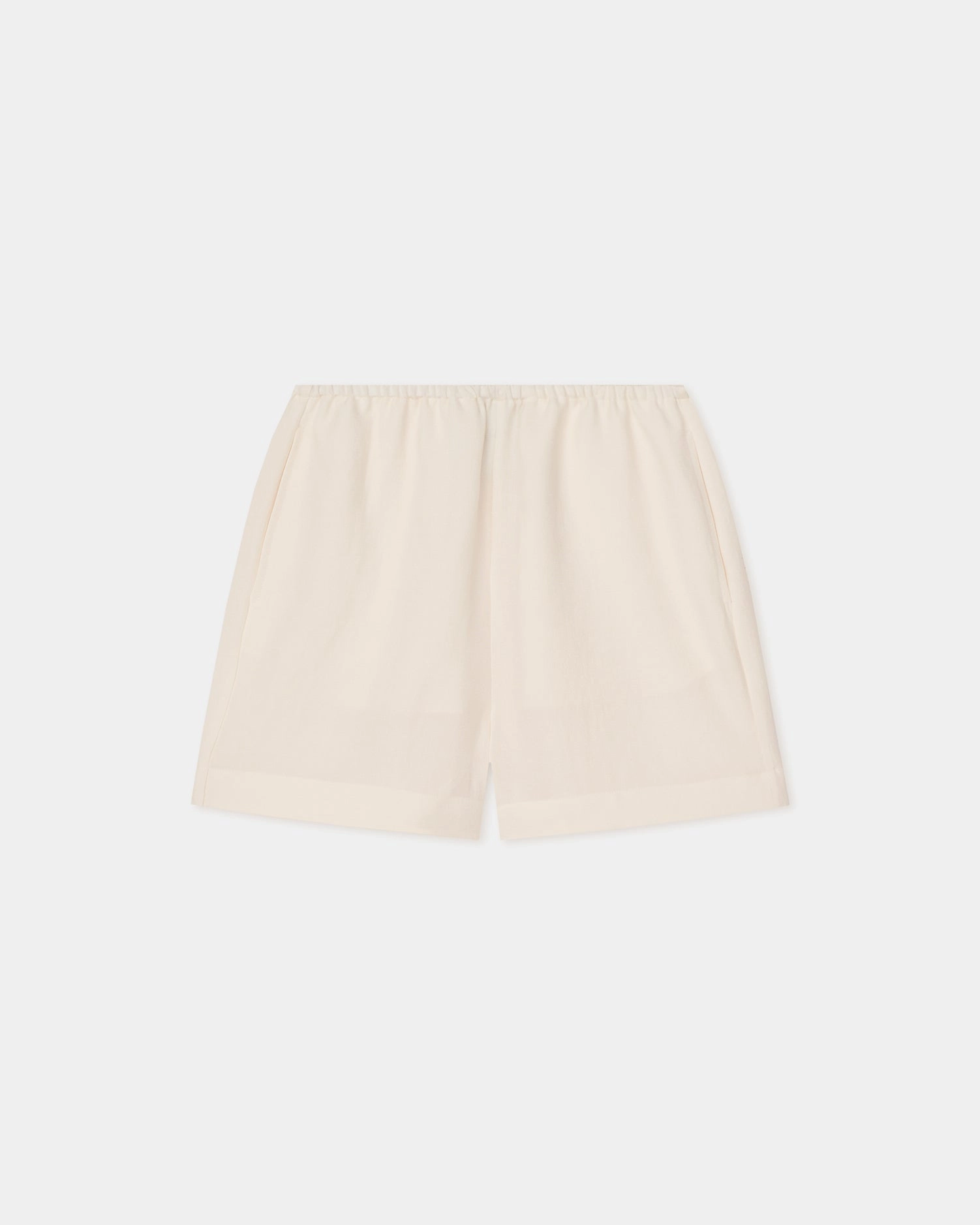 Comfy Look All-Purpose Wear Dylla - Tech Linen Shorts - Creme