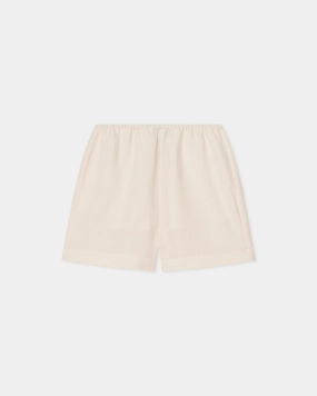 Dylla - Tech Linen Shorts - Creme Full Comfort