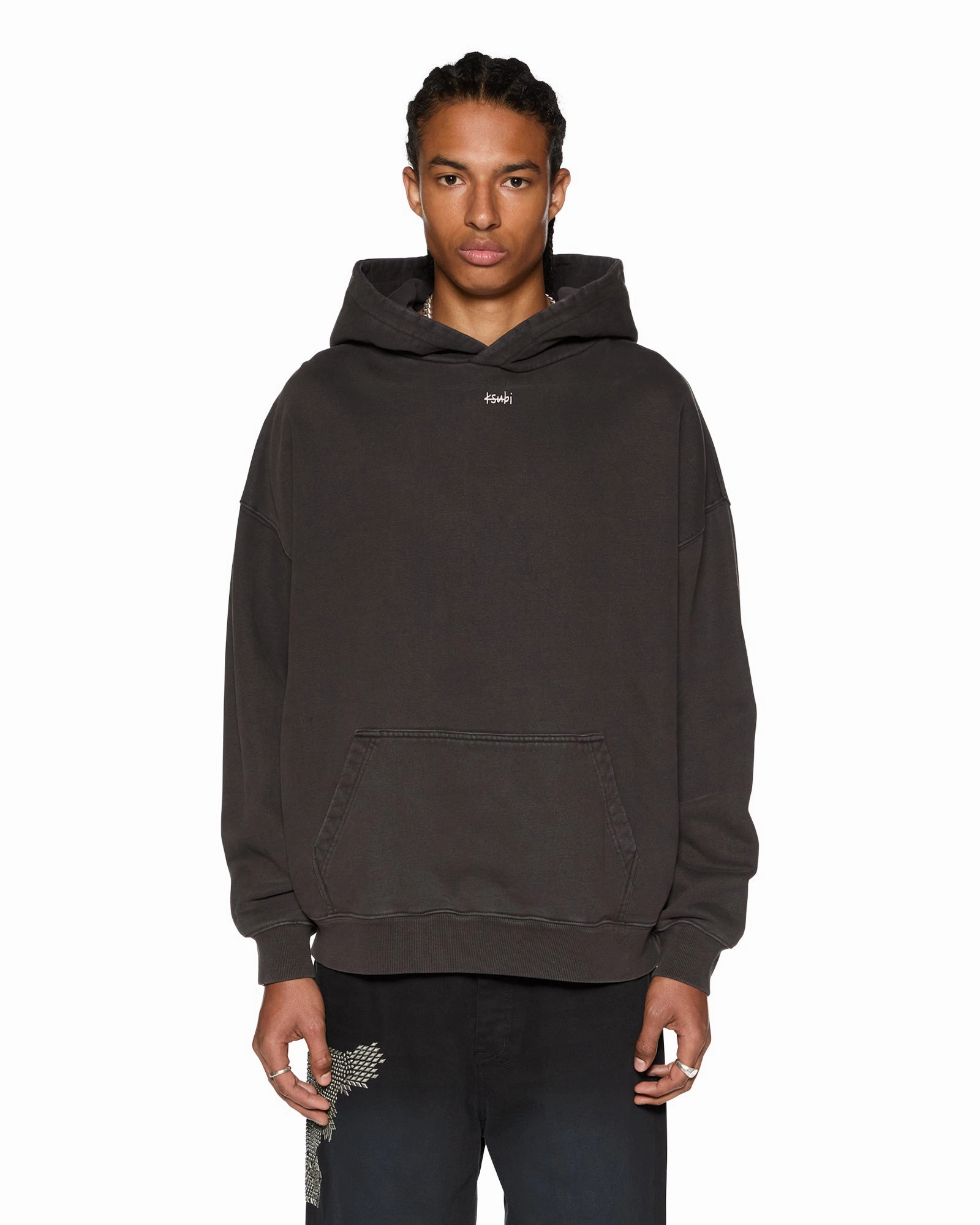 Buttery Soft Feel Soft Inner Lining EAGLE EKCESS HOODIE FADED BLACK