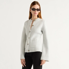 Warm Comfort Eames Organic Cotton-Wool Cardigan