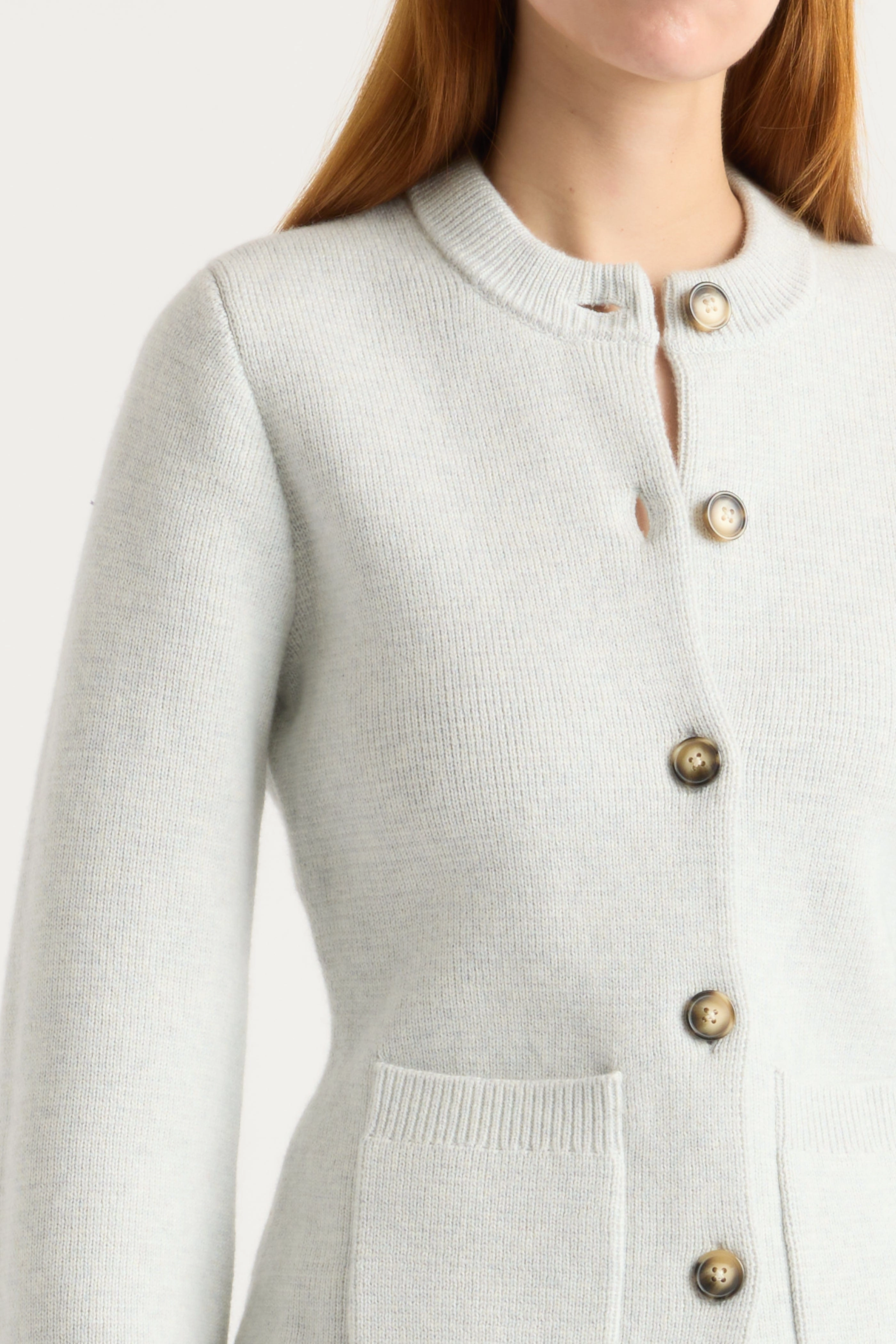 Cozy & Soft Sustainable Sourcing Certified Eames Organic Cotton-Wool Cardigan