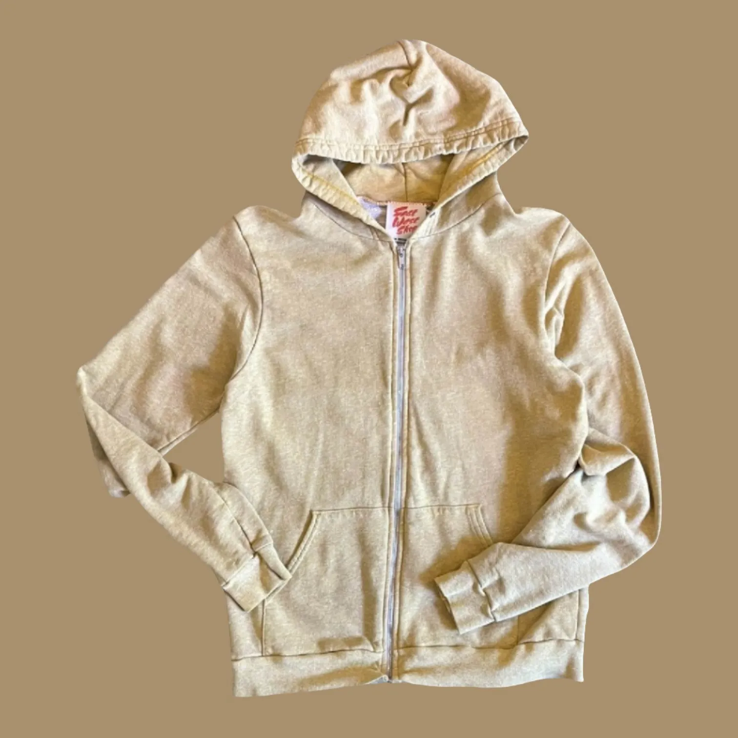 East West Rose Sweatshirt #8.10 Heather Mustard Zip Hoodie M