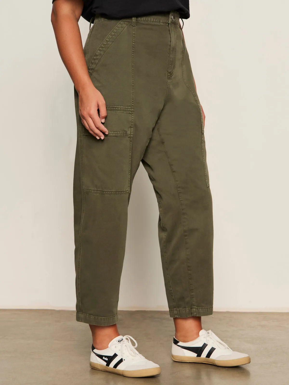 Chill Style Tailored Fit Boyfriend Utility Pant Kalamata Extended Sizing