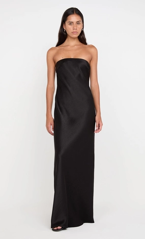 AUSTEN STRAPLESS MAXI DRESS - BLACK Effortless Tailoring