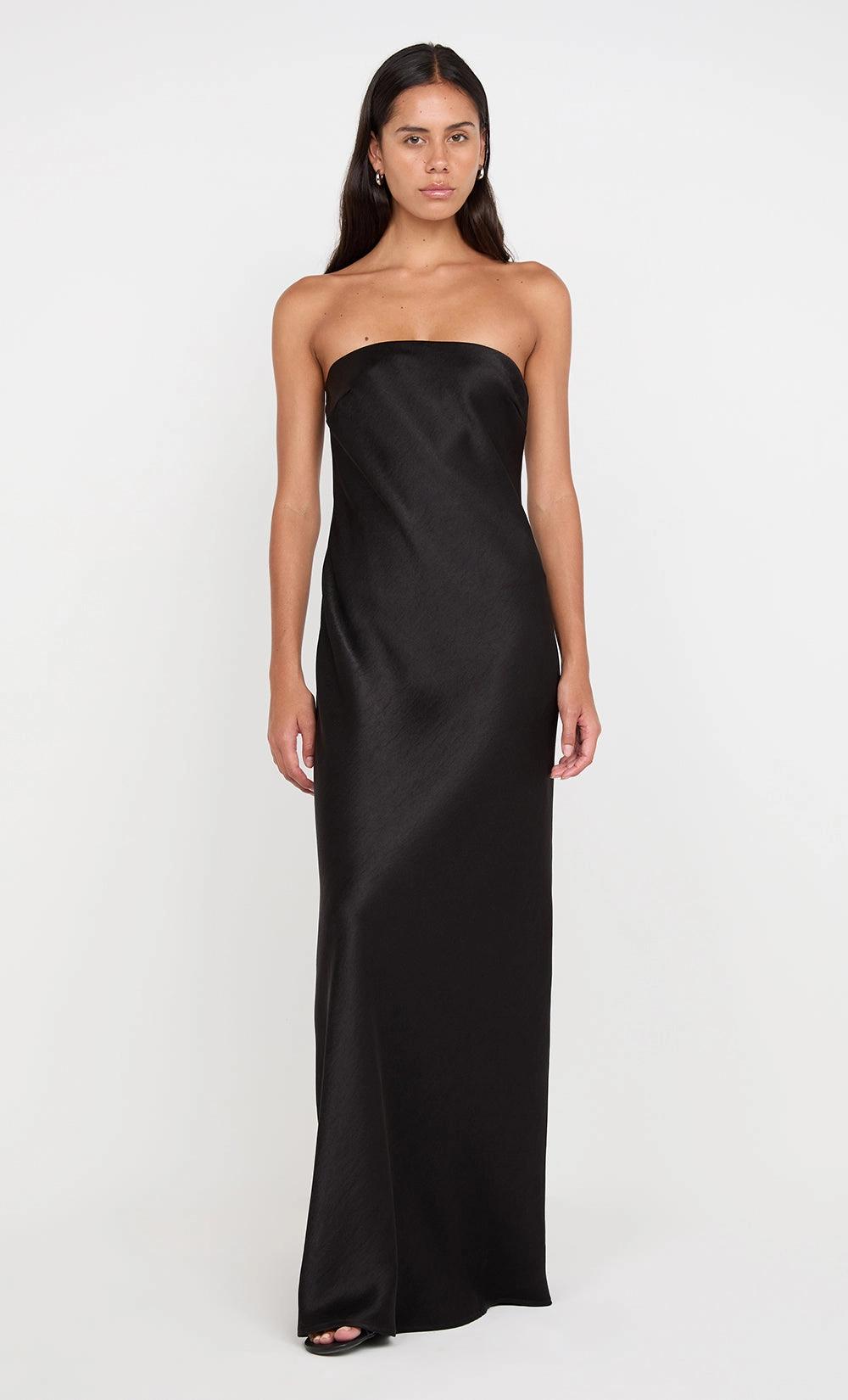 AUSTEN STRAPLESS MAXI DRESS - BLACK Effortless Tailoring