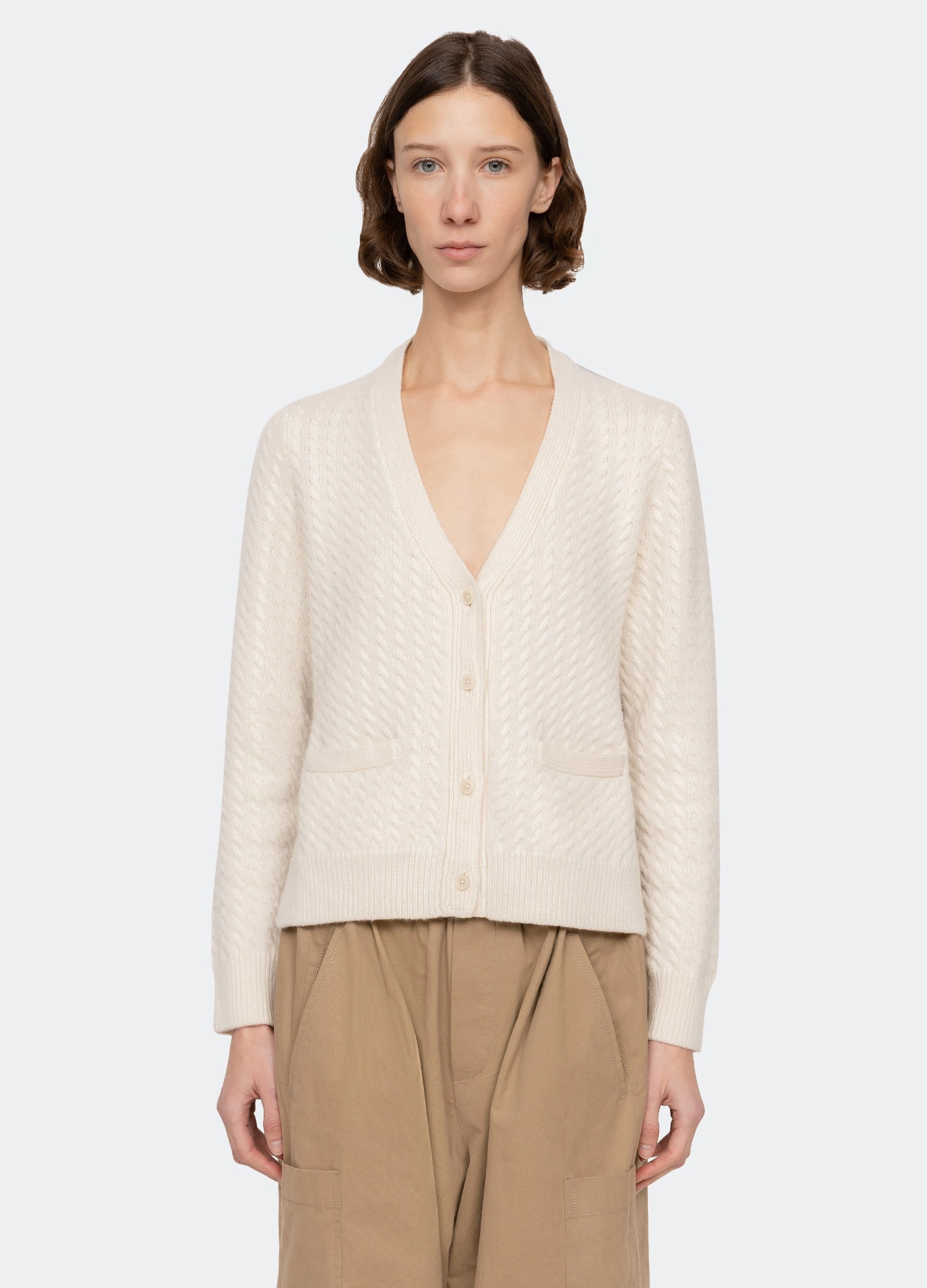 Lavinia Cardigan Warm Layer Reinforced Neckline