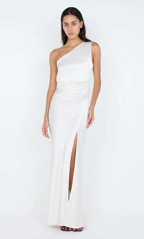 Basic essential THE DREAMER ASYM DRESS - IVORY