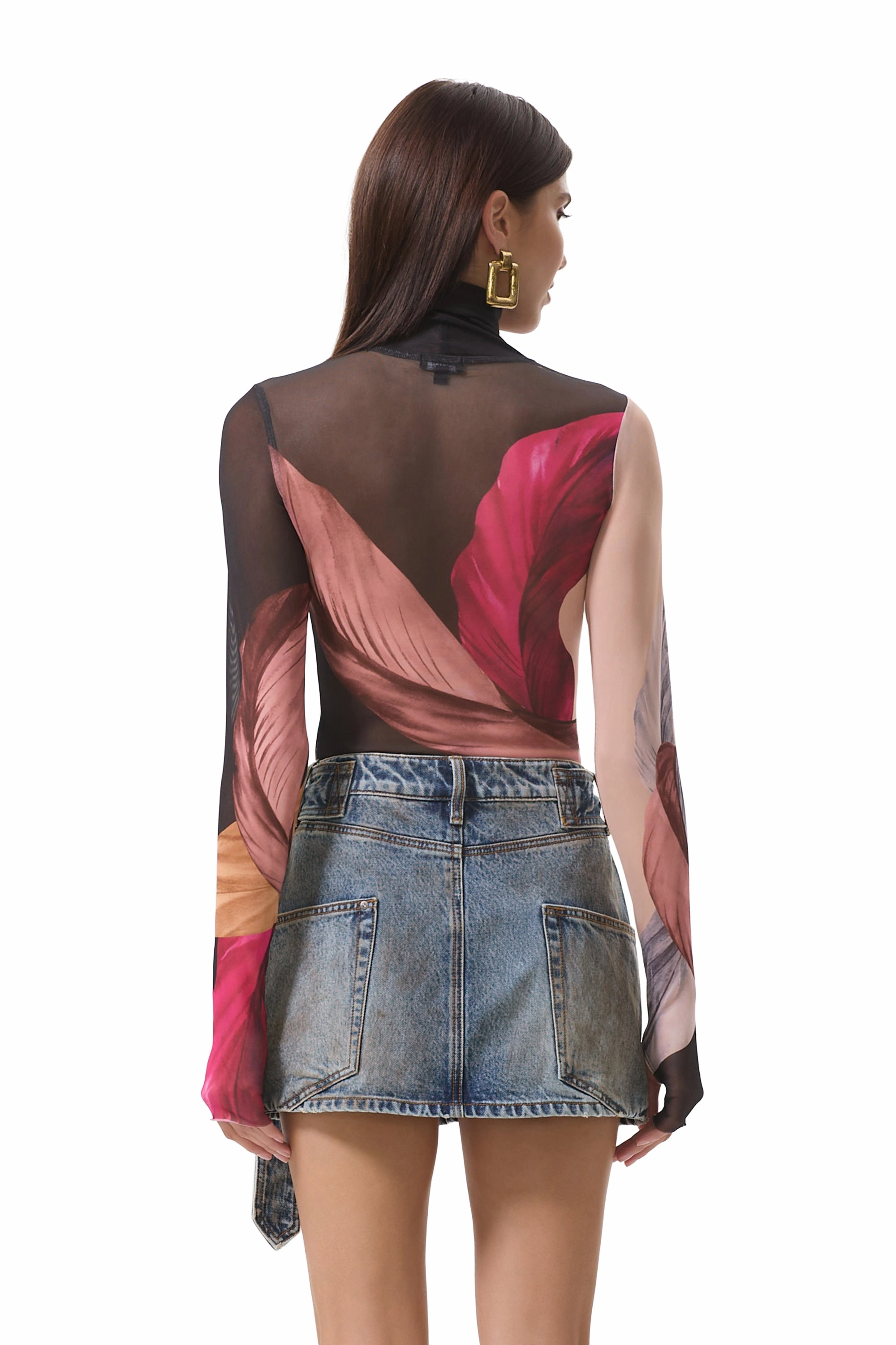 Zadie Top - Feather Fan FadeResistant Treatment Fashion Blouse