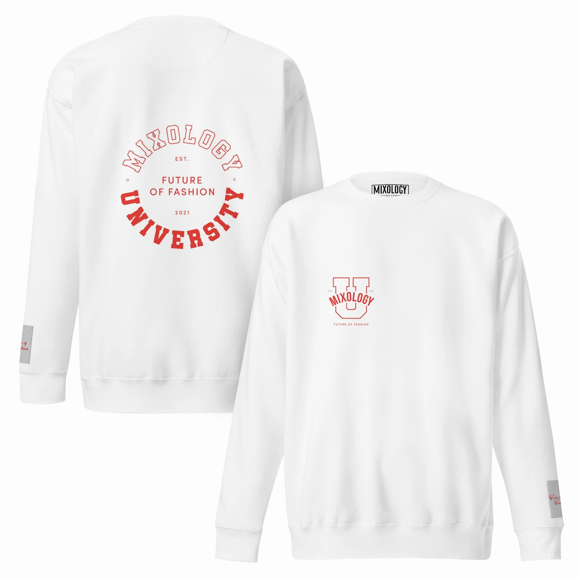 Mix U Unisex Sweatshirt HighElasticity Fabric Lounge Vibe